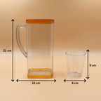 Multi-purpose plastic water jug set, keeping drinks fresh and odorless.