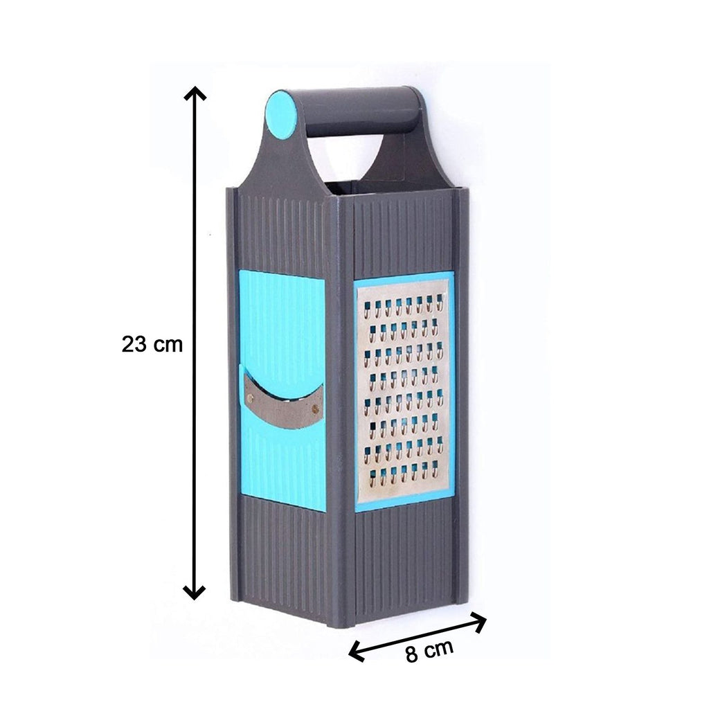 An all-in-one plastic vegetable slicer grater from Quickslice, ready for diverse kitchen tasks.