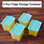 Versatile kitchen storage set with handles, showing different uses for food and pantry items.