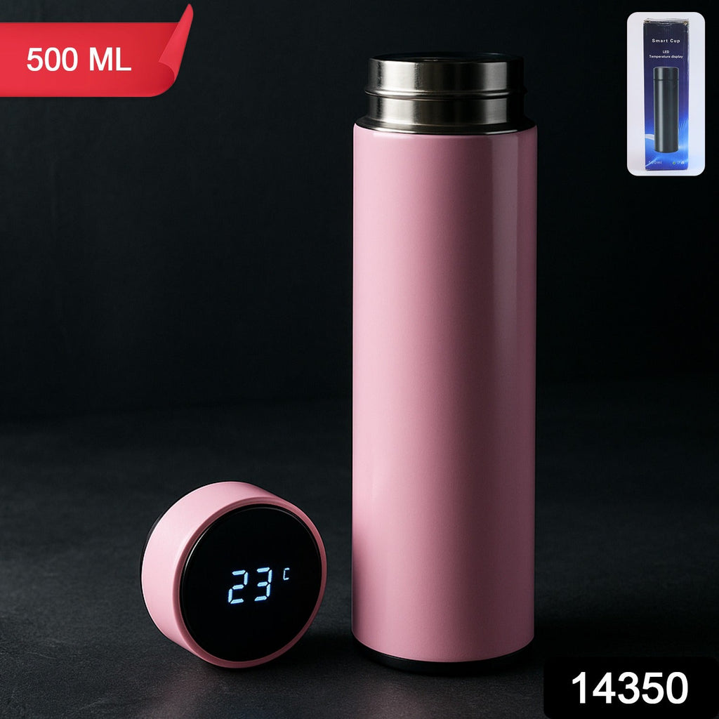 Double wall vacuum insulated stainless steel water bottle in pink