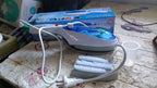 All components of the Portable Garment Steamer set, including accessories.