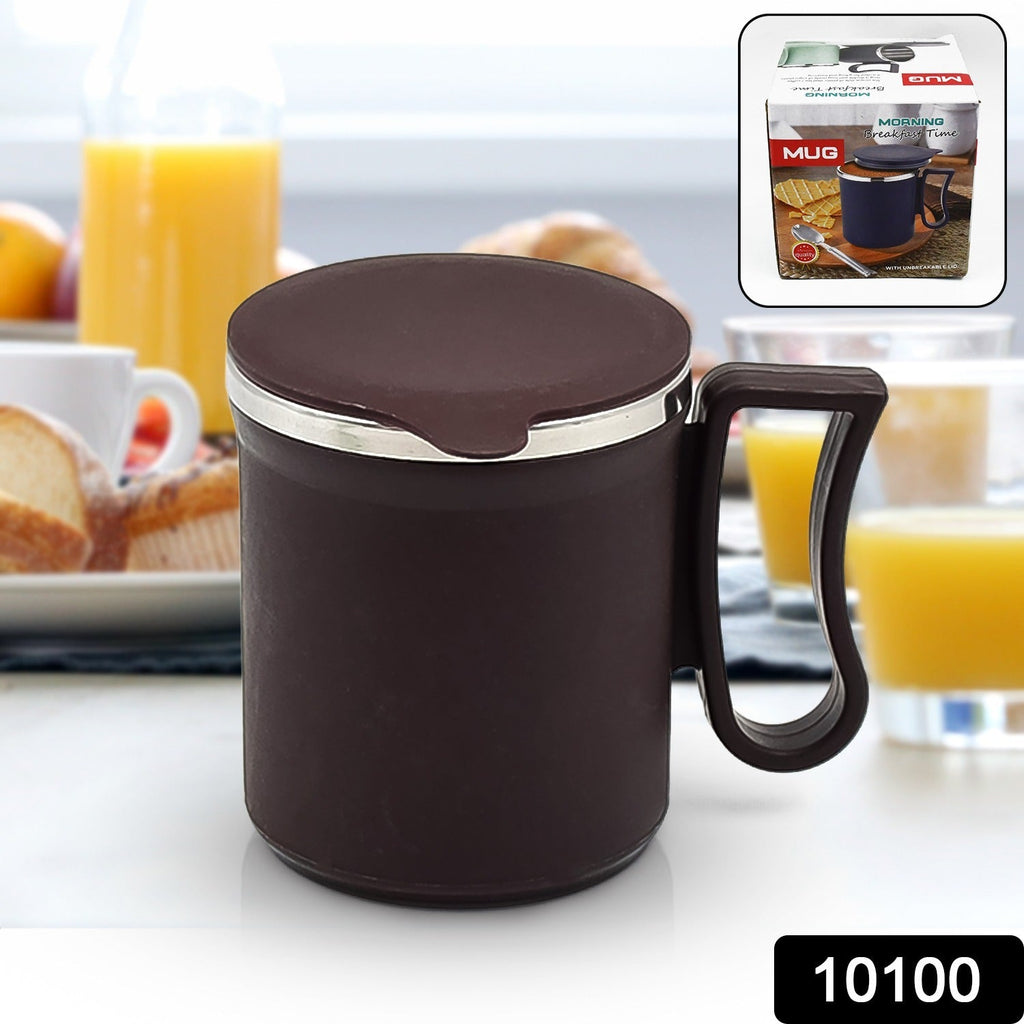 Close-up of the double-walled Stainless Steel Coffee Mug highlighting its sleek design.