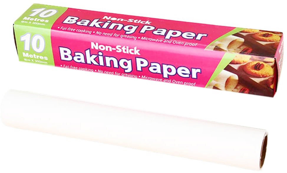 Non-stick paper roll for baking, with a focus on its premium quality and versatility.