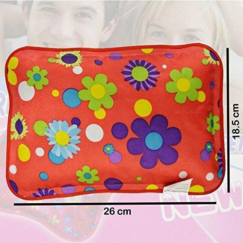 Close-up of the electric hot water bag's soft PVC fabric, emphasizing comfort and quality.