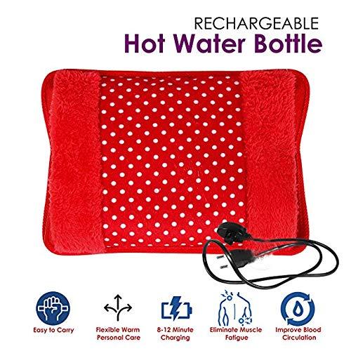 Ergonomic design of the soft velvet electric heat pack.