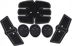 Close-up of the ultra-thin wireless abs stimulator belt for discreet wear.