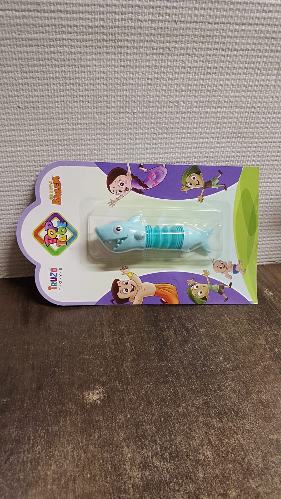 Playful shark shape slinky toy for kids' interactive stress relief