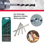 High-quality carbide-tipped metal drill bits in a 5-piece set, emphasizing durability.
