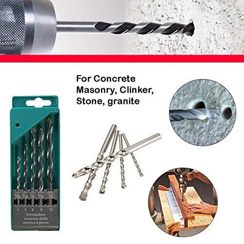 High-quality carbide-tipped metal drill bits in a 5-piece set, emphasizing durability.