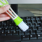 Keyboard gap cleaner with microfiber sleeves