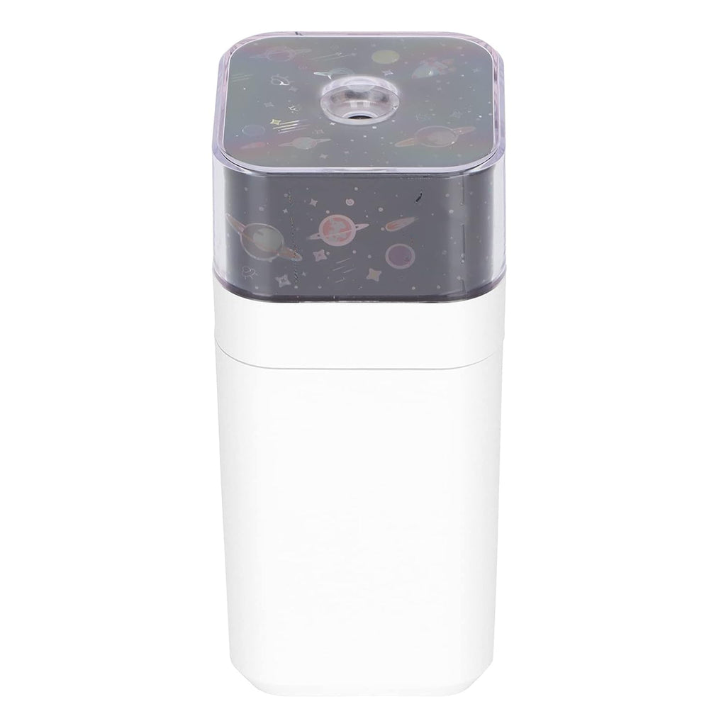 Close-up of the LED Star Night Light Projector, displaying its compact design.
