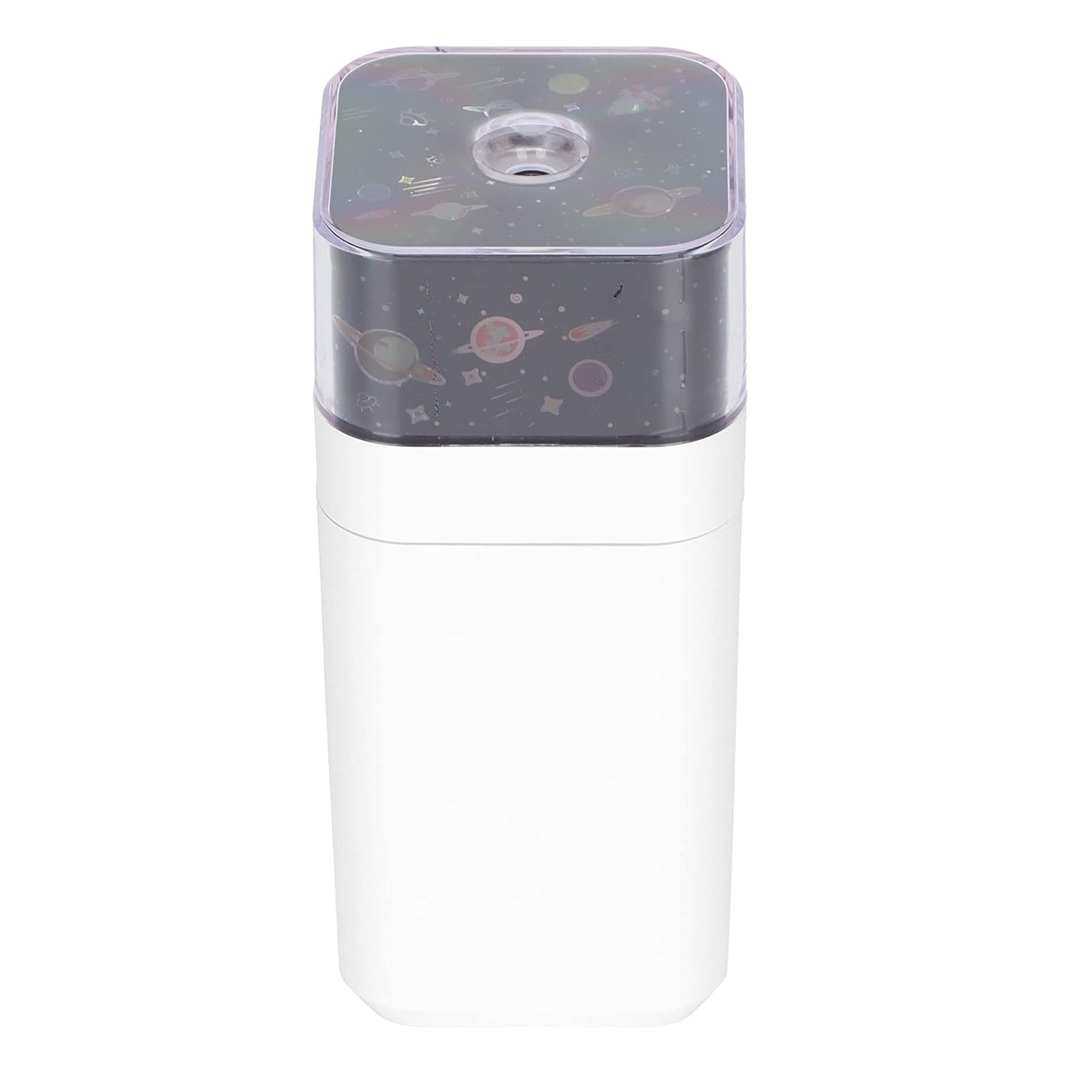 Close-up of the LED Star Night Light Projector, displaying its compact design.