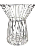 Versatile foldable fruit basket holding fresh apples and oranges, ready for display.