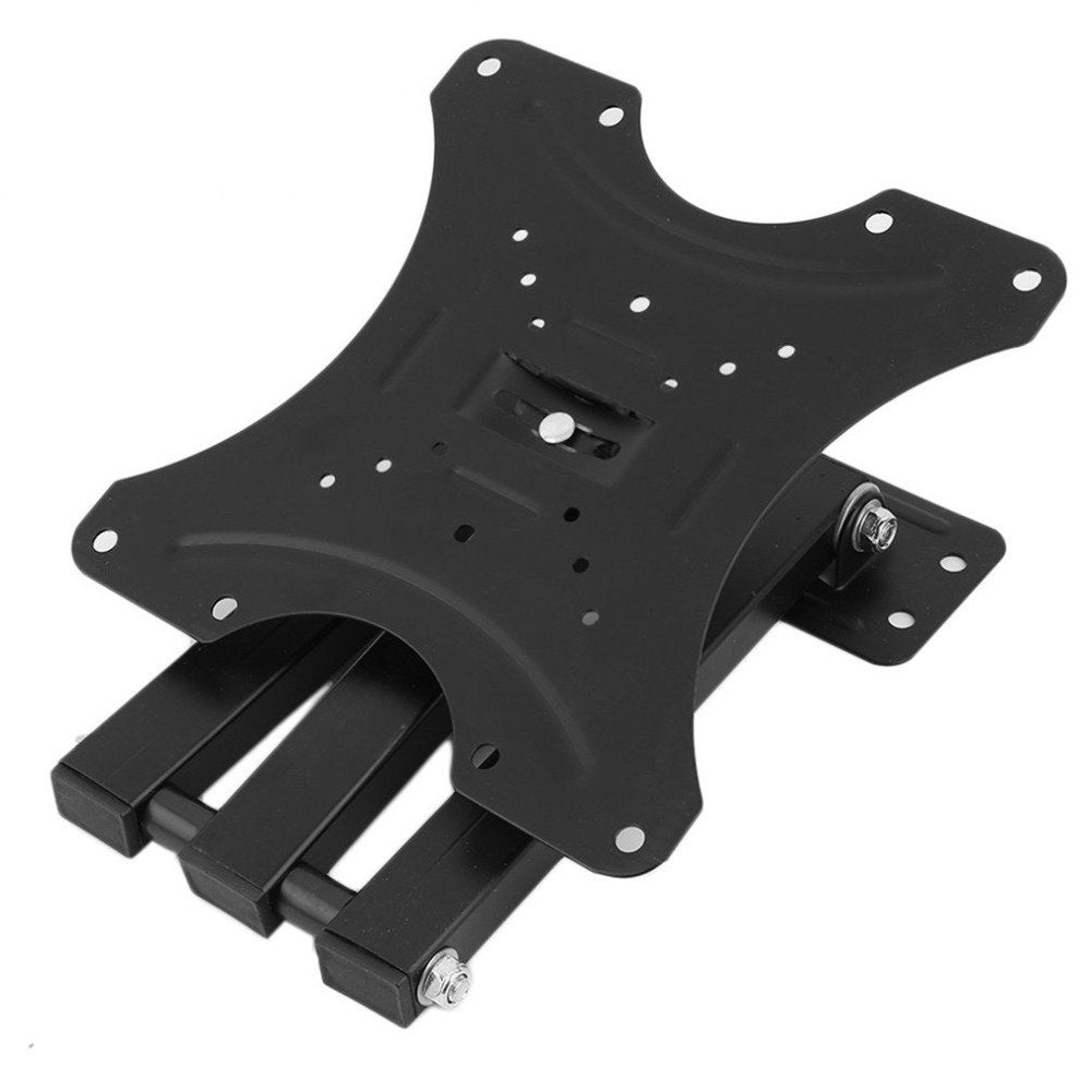 Movable TV mount showing tilt and swivel capabilities