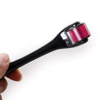 Derma roller with visible micro-needles, ready for enhanced skincare product absorption.