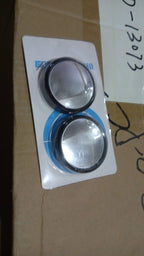 Close-up showing the simple adhesive installation of the Car Blind Spot Mirror.