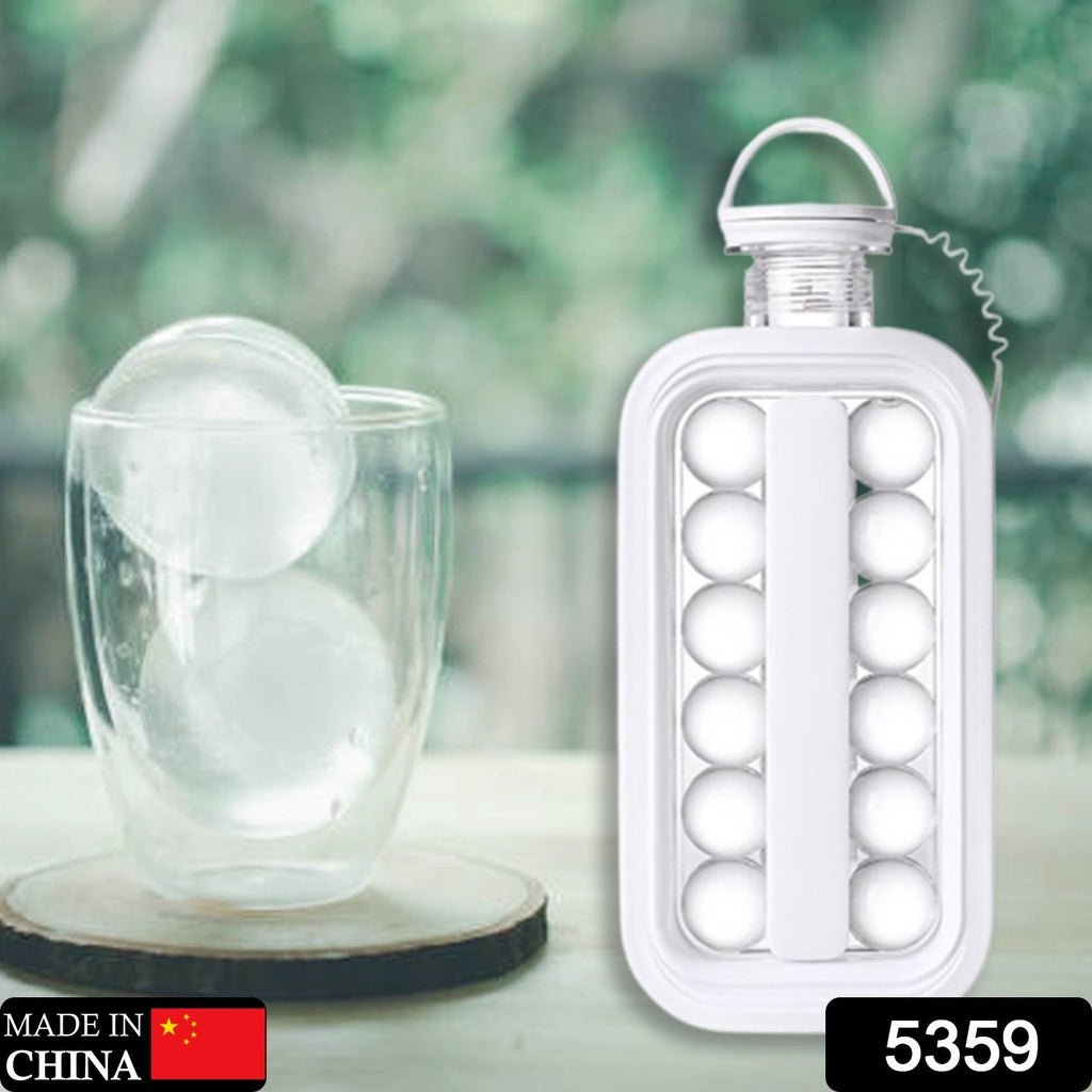 The 2-in-1 ice maker acting as a portable cooler for outdoor adventures.
