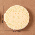 Kids' round chocolate scented diary notebook for school.