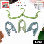 Portable compact travel hangers ideal for backpackers and travellers