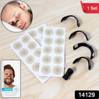 Close-up view of flexible nasal strip material for nasal airflow improvement
