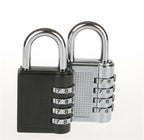 Detailed close-up of the combination padlock's number dial.