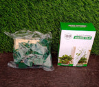 Overview of the 30-piece set of versatile wall plant clips for plant and cable management.
