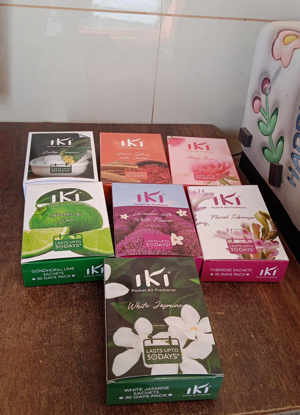 IKI Air Freshener 6 assorted fragrance sachet pack