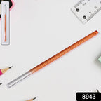 Set of vibrant acrylic rulers in various colours for precise measurements