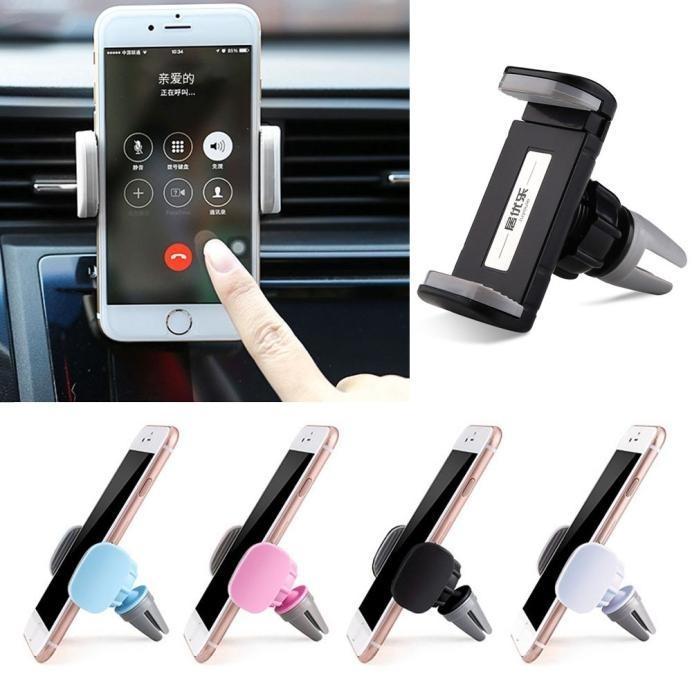 The Car Air Vent Mount displaying its 360-degree rotation feature for optimal viewing.