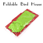 Compact wooden bird house, ideal for attracting backyard birds to your Indian home.