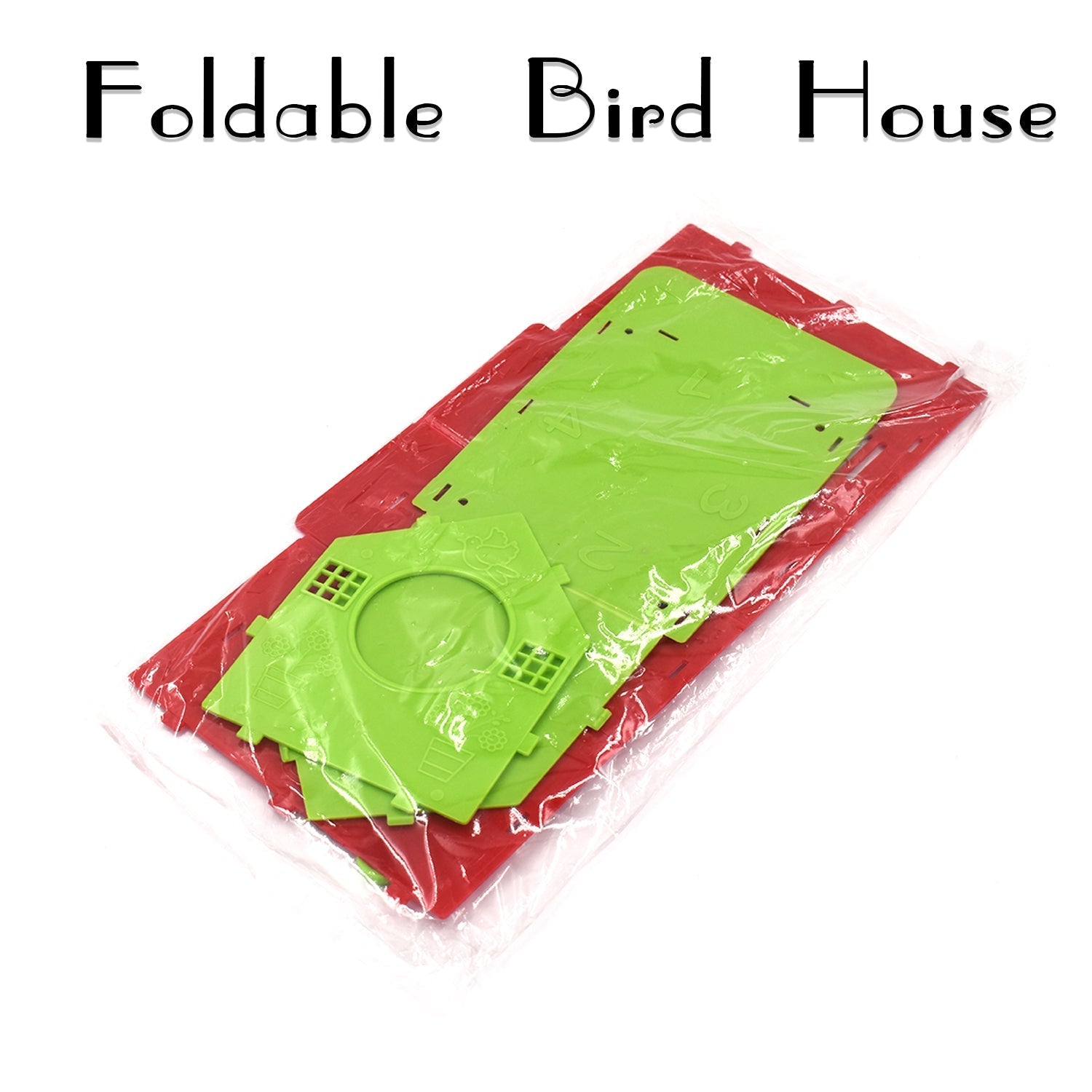 Compact wooden bird house, ideal for attracting backyard birds to your Indian home.