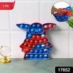 Close-up of silicone Pop It fidget toy showing bubble details