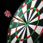 Steel tip dart set ideal for both indoor and outdoor dart games.