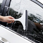 Compact mirror cleaning tool for cars, ideal for quick touch-ups on the go.