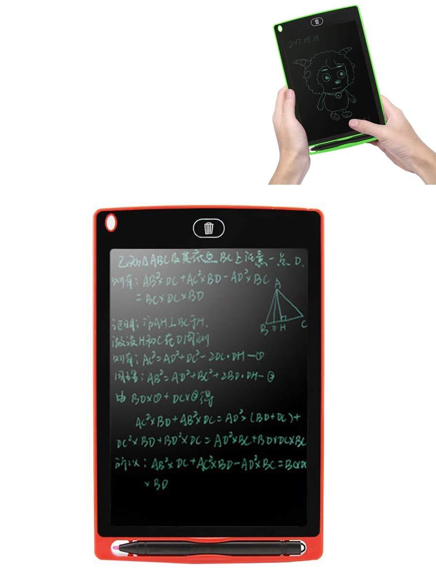 Digital notepad showing various colors on its screen.