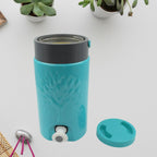 Side view of the 2000ml insulated water jug, showcasing its sleek design.
