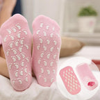 Silicone moisturizing gel socks for soft feet