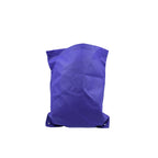 Foldable reusable grocery bag without handles, showcasing its lightweight design.