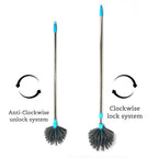 The soft, flexible bristles of the cobweb cleaning brush head designed for delicate surfaces.