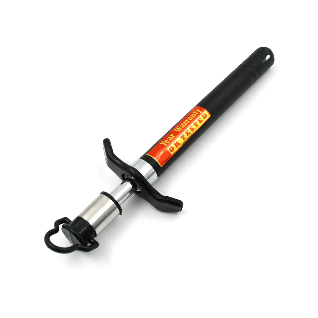 Compact and sleek stainless steel gas lighter, ideal for any Indian kitchen.
