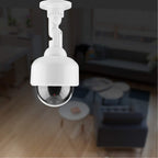 Dummy CCTV camera mounted to simulate active surveillance