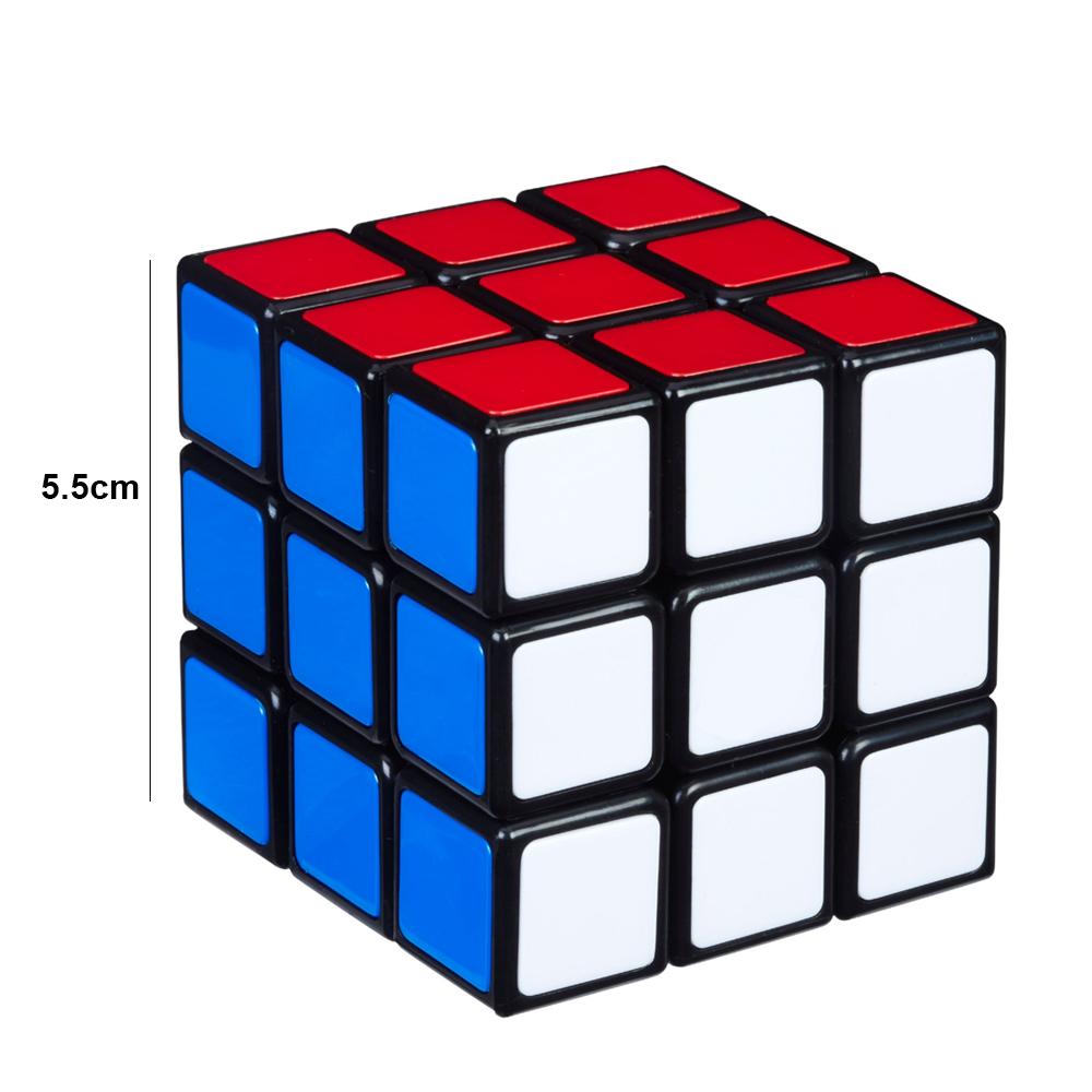 A vivid 3D puzzle cube with bright, distinct colors.