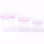 Durable airtight storage containers with easy-to-lock lids for spices