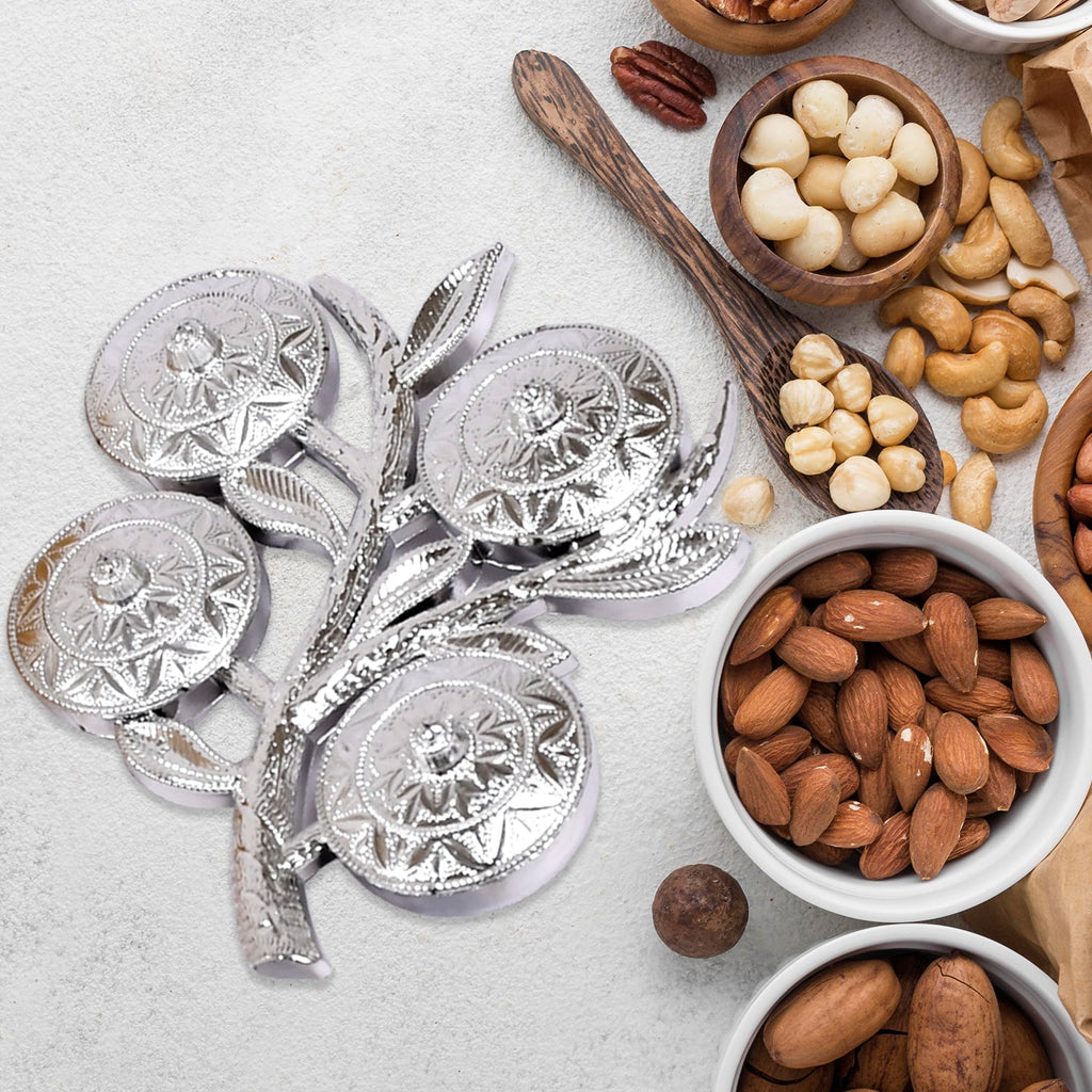 Styleva's mukhwas serving tray displayed as a thoughtful gift alongside other festive items.