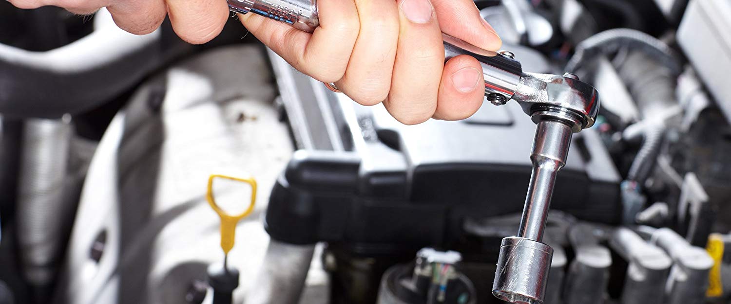 The durable, closed portable case of the Wagtail 40-piece socket toolkit.