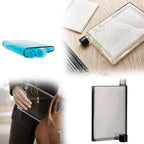 The ultra-slim A5 Notebook Water Bottle, perfect for portable hydration on the go.
