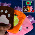 Compact hot water bag offering localized relief for muscle aches and cramps.