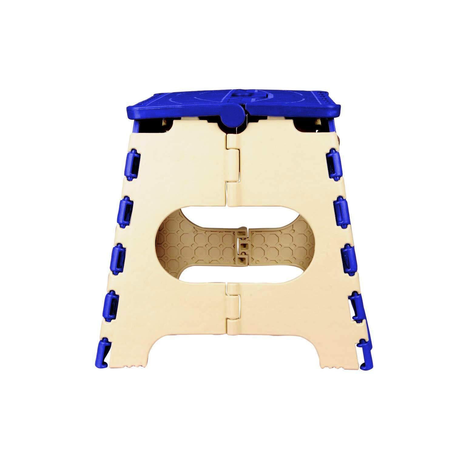 Honeycomb structural design ensuring a sturdy and durable plastic step stool.
