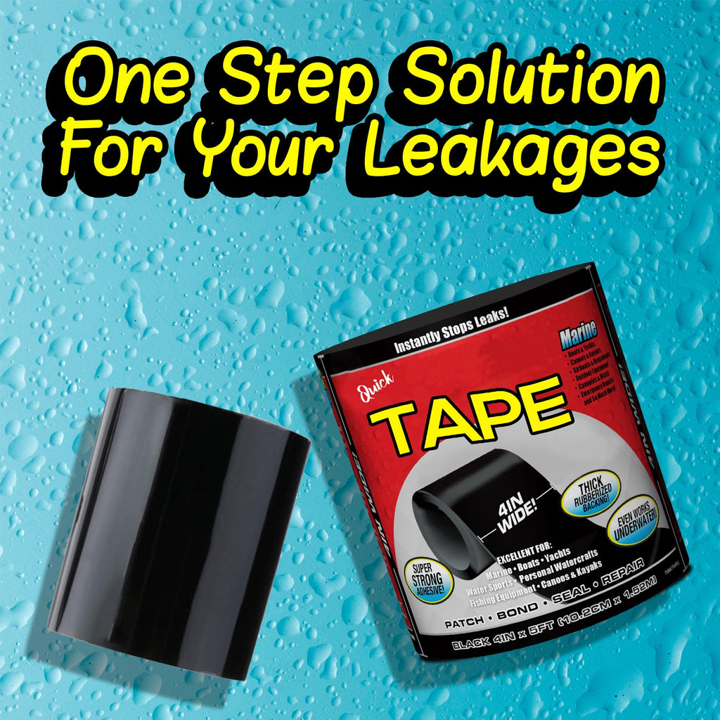 Effective sealing of a water pipe using BoltForce heavy-duty leak proof tape.