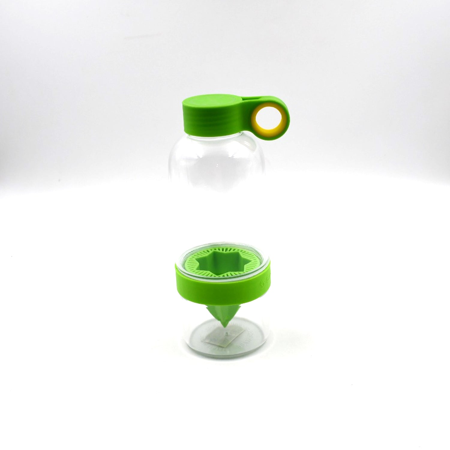 Ergonomic fruit infuser water bottle, perfect for active lifestyles.